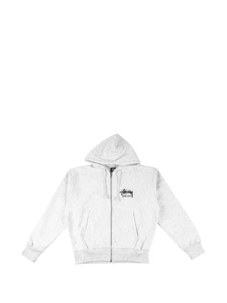 Hanorac cu glugă Stüssy cu imagine gri