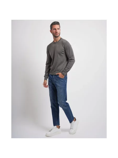 Sweter Gran Sasso wełniany szary