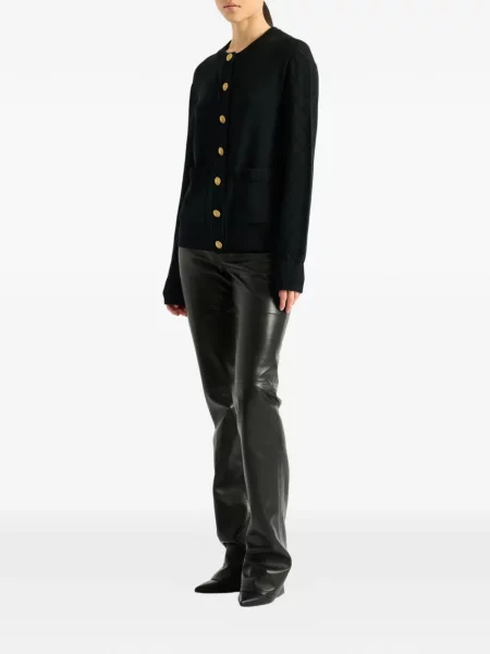 Cardigan Balmain tricotate negru