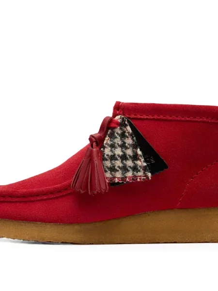 Μποτάκια αστραγάλου Clarks Originals κόκκινο