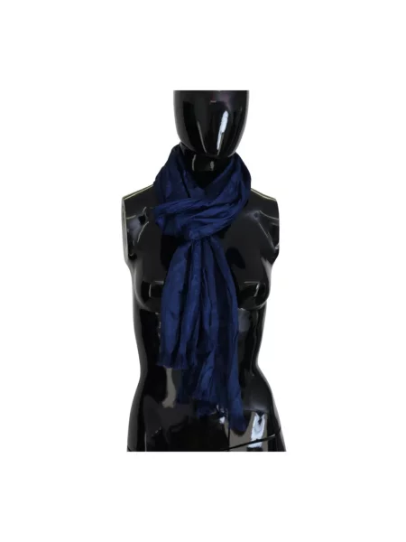 Szal Costume National elegancka niebieska