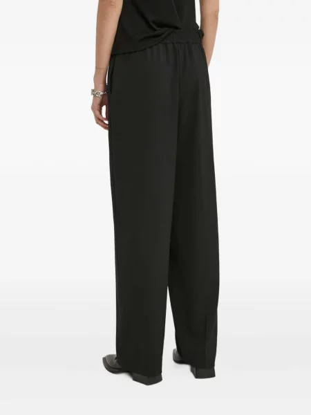 Pantaloni Samsøe Samsøe plisate negru