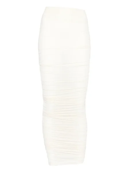 Fustă midi Wolford până la genunchi alb