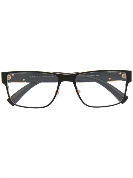 Ochelari de soare pătrați Versace Eyewear cu autograf negru