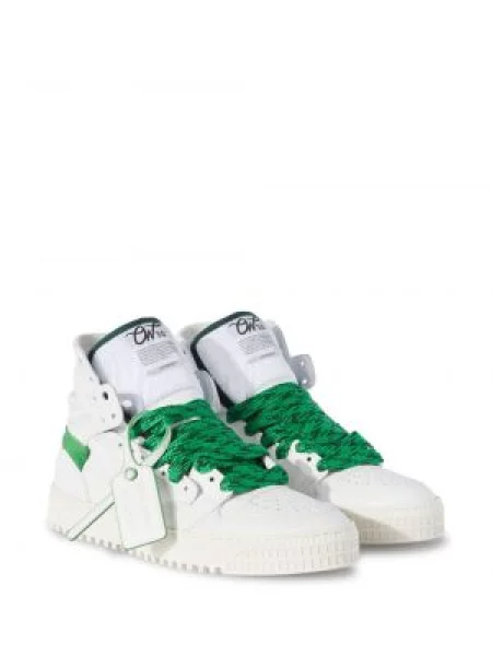 Iš natūralios odos sportbačiai Off-white balta