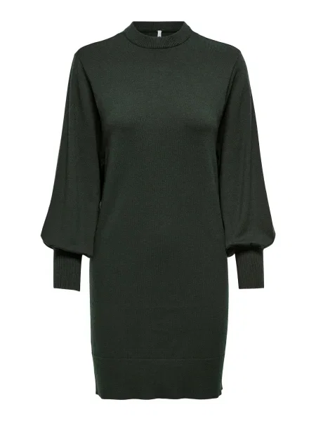 ONLY Rochie tricotat închis verde