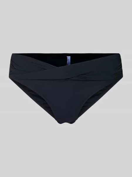 Figi bikini z marszczeniami Seafolly czarny