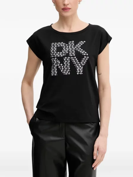 Tricou Dkny cu autograf negru