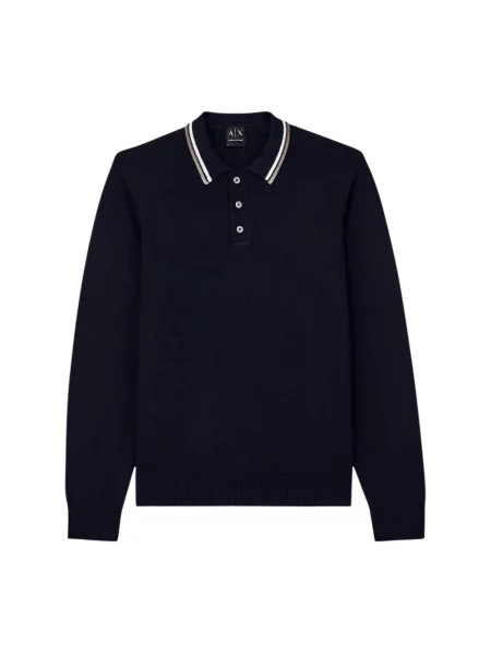Sweter Armani Exchange niebieski