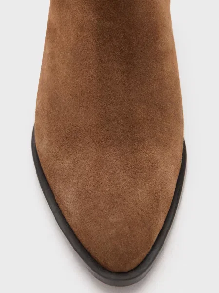 Шкіряні Ботильйони MANGO коричневий