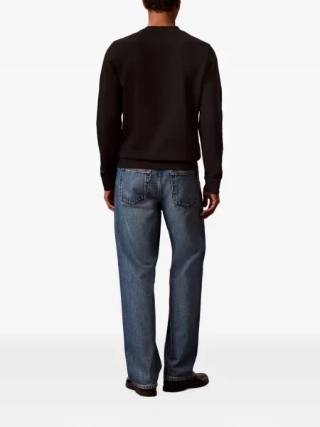 Pulover Calvin Klein cu autograf negru