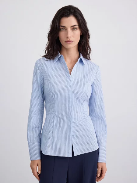 Mohito Slim fit marškiniai melsva