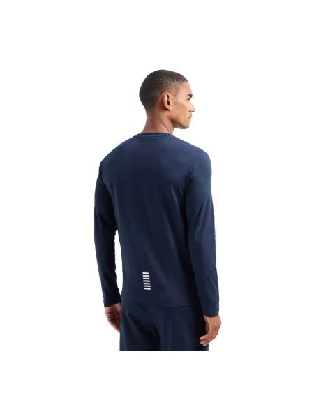 Tricou Ea7 Emporio Armani albastru