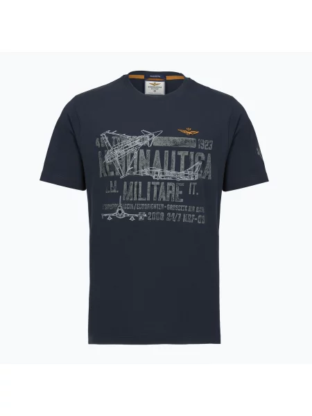 Tricou pentru bărbați Aeronautica Militare navy blue albastru