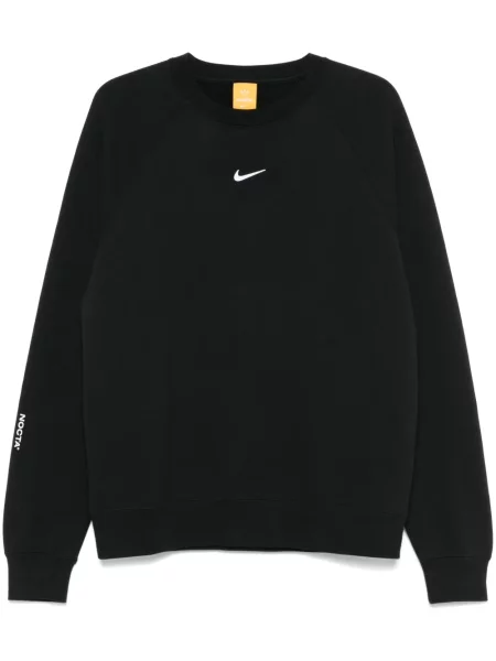 Sneakersy Nike Air Force 1 plisowane do tenisa żakardowe czarne