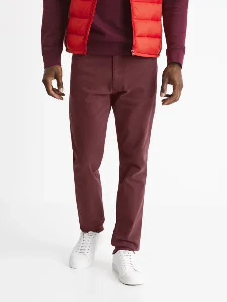 Hlače Celio rdeča