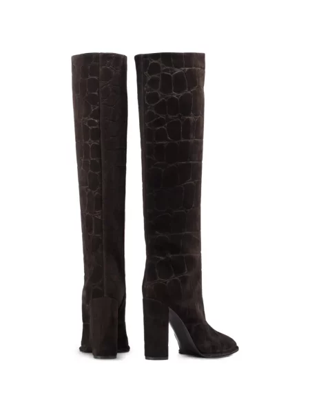 Botine Le Silla din piele de căprioară maro