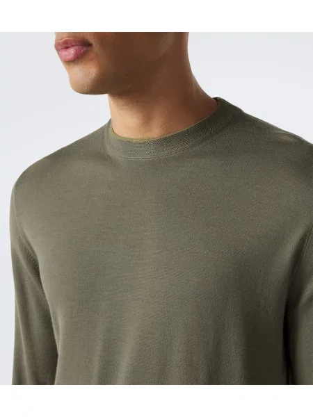 Pulover Canali de lână verde
