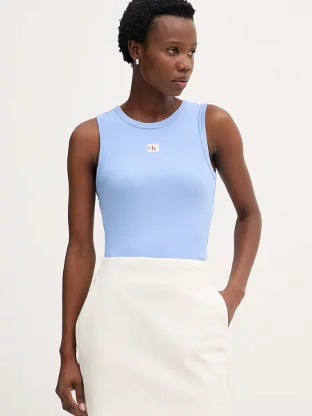 Jeansy Calvin Klein niebieskie