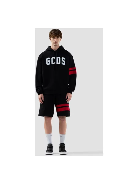 Bluza z kapturem Gcds z logo czarna