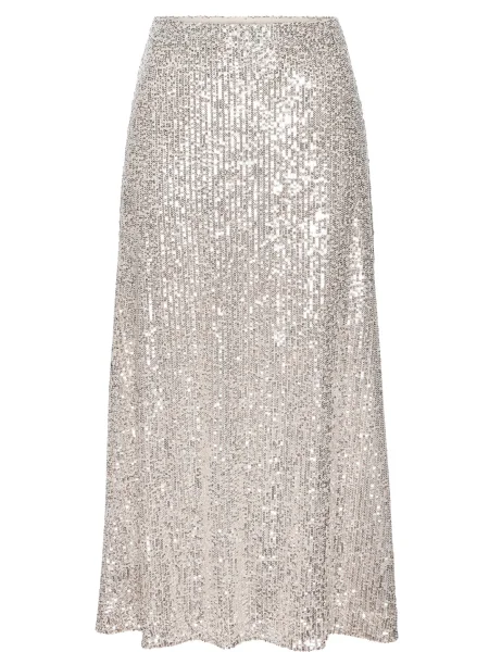 LASCANA Fustă șampanie argintiu