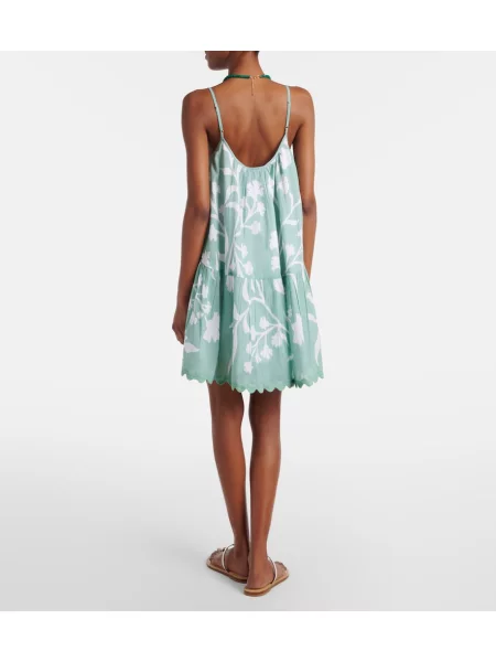 Rochie florală Juliet Dunn cu model floral verde