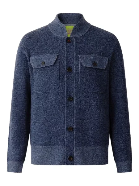 Cardigan Shanghai Tang de lână albastru