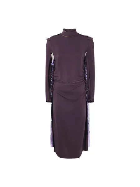 Sukienka midi Maison Margiela biznesowa fioletowa