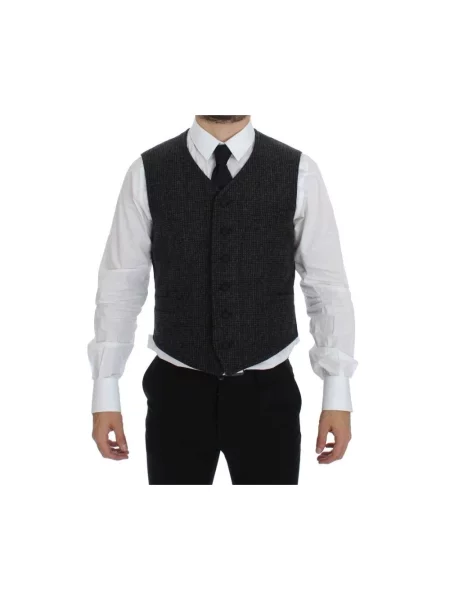 Kamizelka Dolce And Gabbana elegancka szara