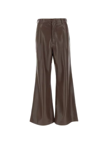 Pantaloni The Andamane evazate maro