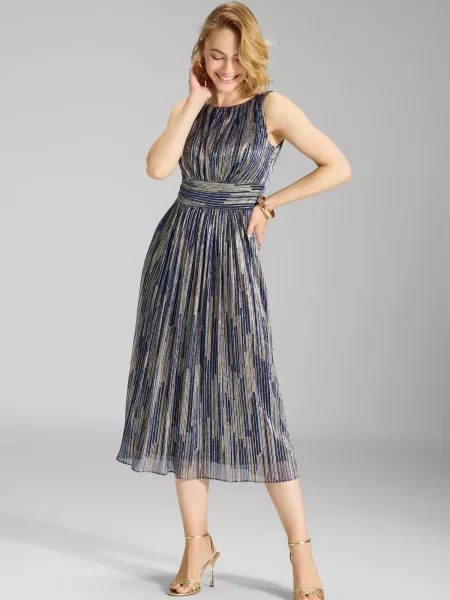 SWING Rochie de cocktail marin / auriu albastru