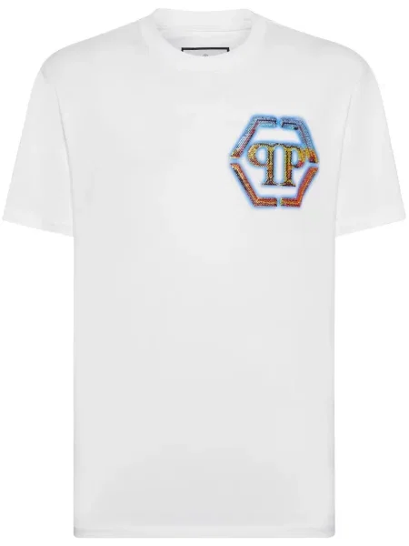 Tricou Philipp Plein alb