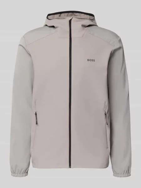 Krój regular fit Kurtka z materiału softshell z kapturem Model LW_CRUISLITE' Boss Green