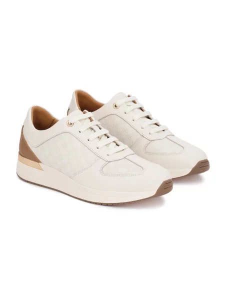 Sneakersy Kazar skórzane beżowe