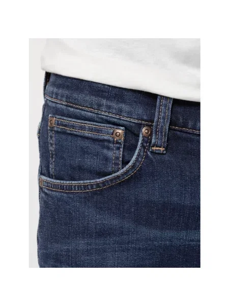 Jeansy Nudie Jeans frotte niebieskie