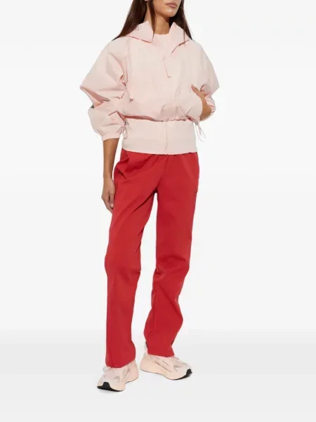 Geacă Adidas By Stella Mccartney cu glugă cu imagine roz