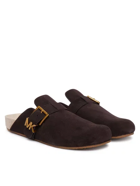 Papuci tip mules Michael Michael Kors maro