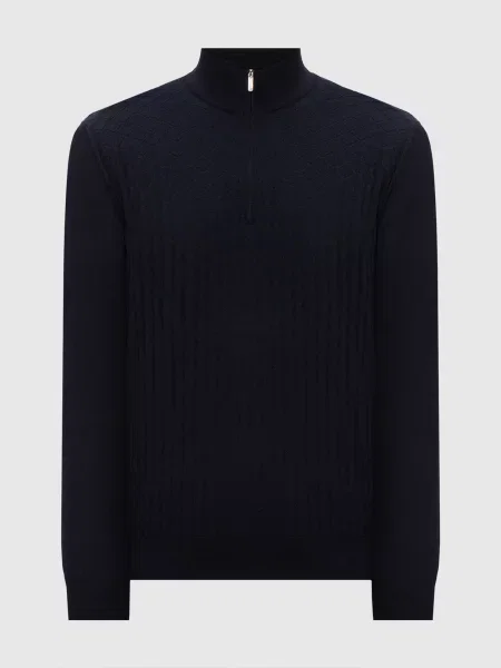 Шерстяной свитер Bertolo Cashmere синий