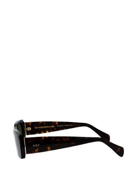 Ochelari de soare Retrosuperfuture cu imprimeu geometric maro
