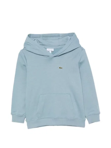 Bluza z kapturem dziecięca Lacoste niebieska
