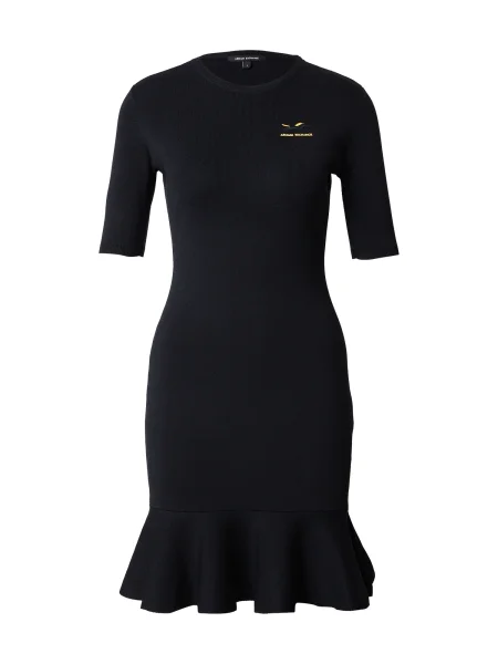 ARMANI EXCHANGE Rochie tricotat galben negru