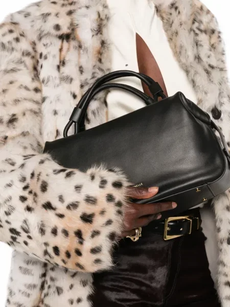 Geantă shopper Coccinelle din piele negru