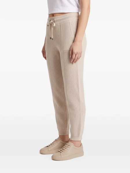 Pantaloni Brunello Cucinelli tricotate cu cordon