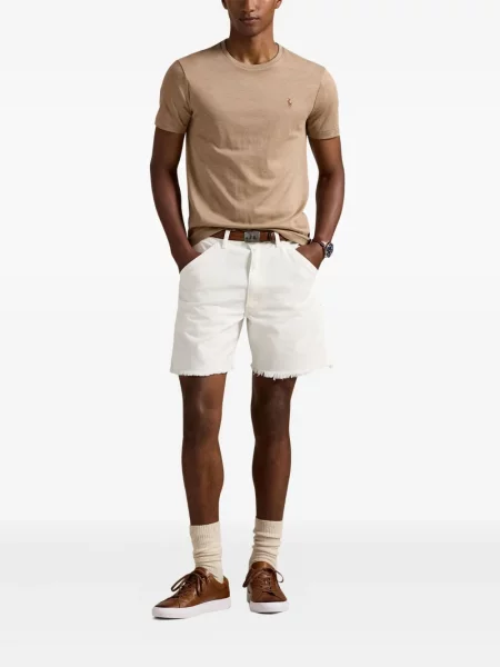 Șapcă Polo Ralph Lauren de mătase cu broderie cu dungi negru