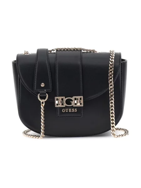 Torebka hobo Guess biznesowa czarna