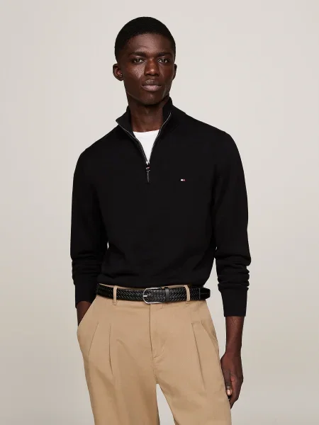 TOMMY HILFIGER Pulover negru