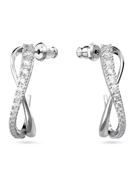 Kolczyki Swarovski białe