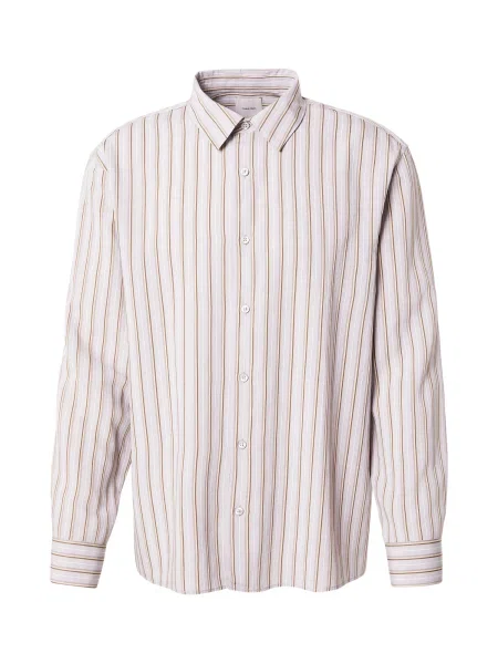 Calvin Klein Košile pastelová modrá / světle červená