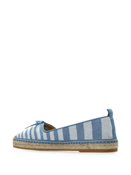 Masnis csíkos espadrilles Chloe kék