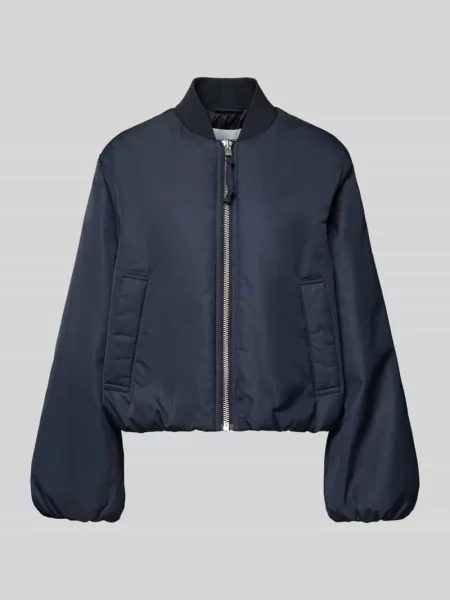 Bomberka o kroju regular fit z kołnierzem baseballowym Marc O'polo Denim granatowy
